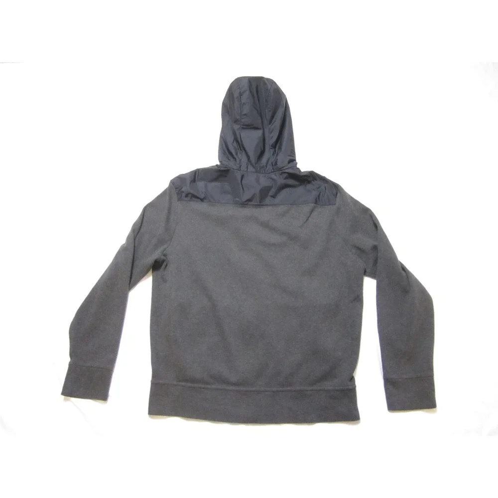 Polo Ralph Lauren Estate Rib Men Sz L Grey Hybrid Full Zip Hoodie Jacket (MJ120)